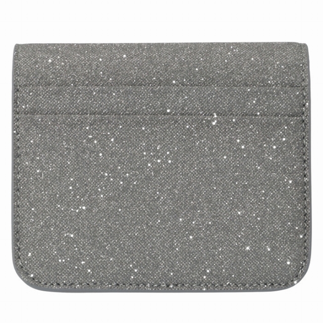BALENCIAGA - BALENCIAGA 財布 二つ折り グリッター ミニ ロゴ