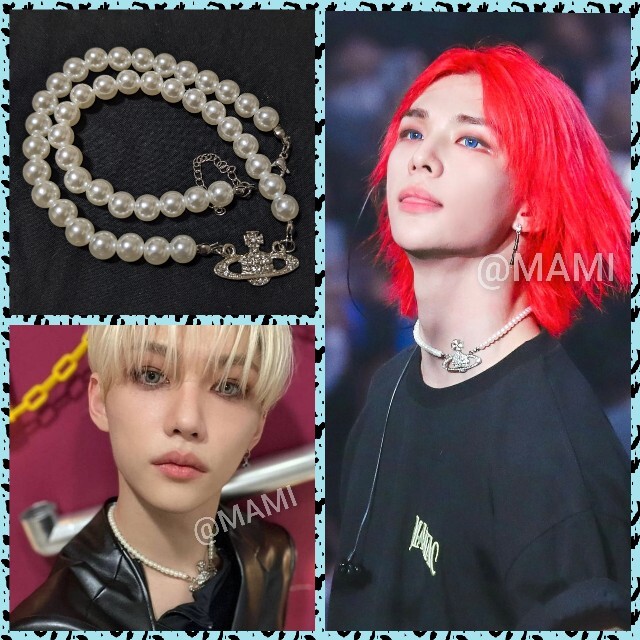 Stray Kids - 💙 フィリックス ビーズ ネックレス💙straykids