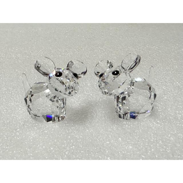 SWAROVSKI - 良品 スワロフスキー ネズミ 置物 クリスタル オブジェ 2