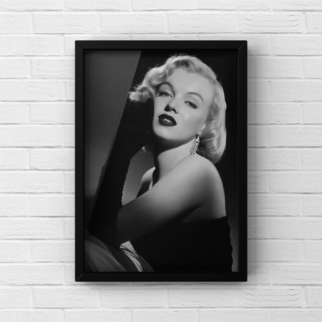 3】アートポスター マリリンモンロー おしゃれ レトロ モノクロの通販
