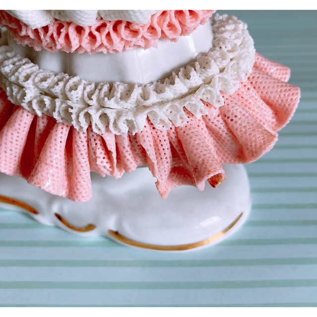 アイリッシュドレスデン 陶器人形 レースドール フィギュリン ドイツの