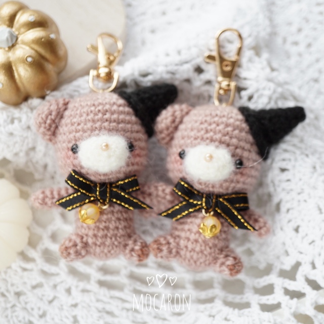 魔女っコ☆くまちゃん あみぐるみキーホルダーの通販 by mocaron