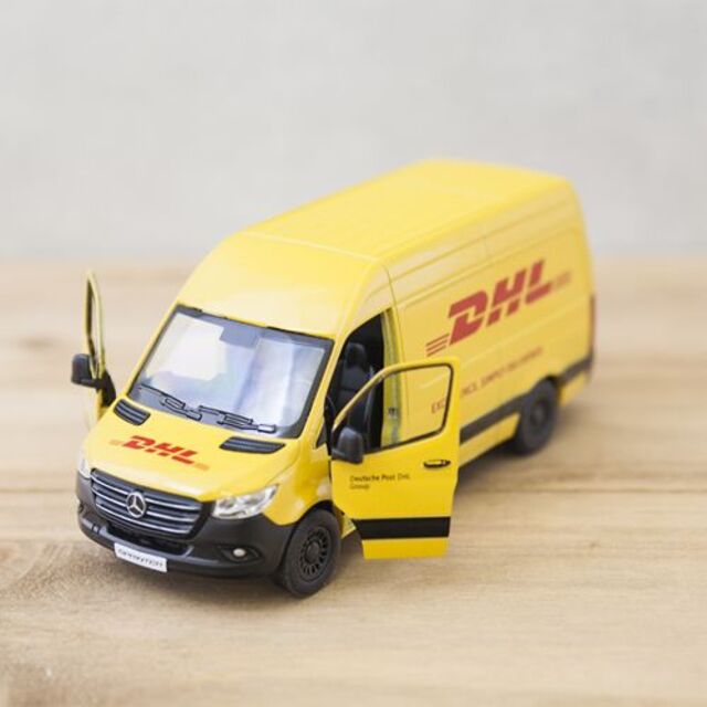 メルセデスベンツ スプリンター DHL (ミニカー) イエロー ワゴン車
