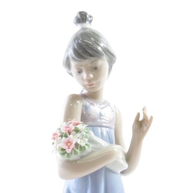 リヤドロ ＃5604「春の訪れ」 フィギュリン 置物 陶器人形 SC5477A1の