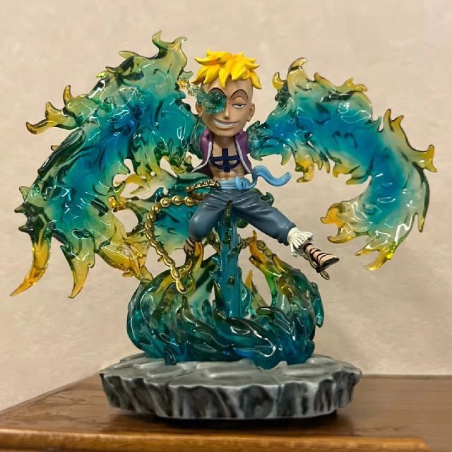 ワンピース マルコ ガレージキット ワーコレサイズ フィギュア 塗装