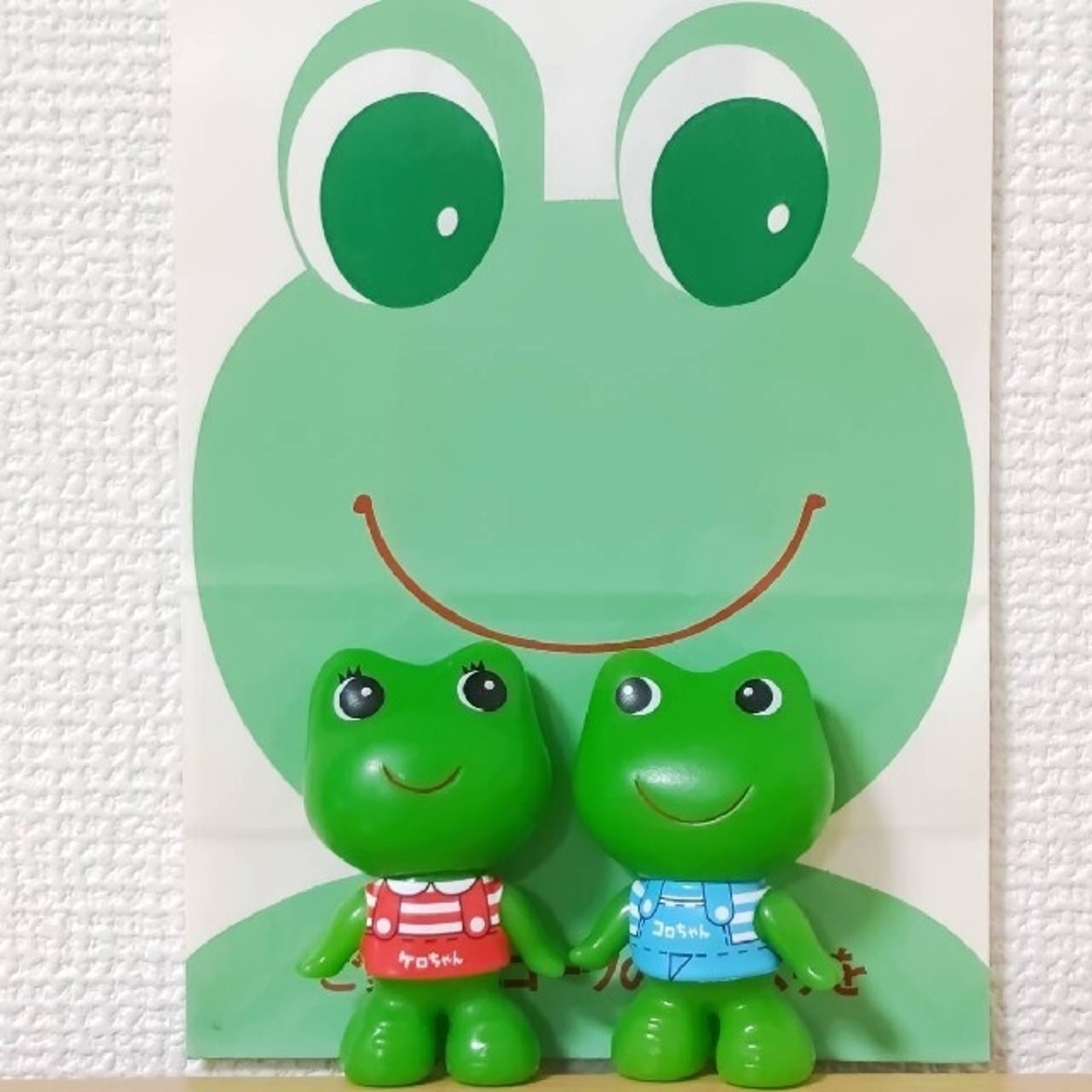 新旧ソフビ当時物16cmケロちゃんコロちゃん幻デッドストック☆コルゲン