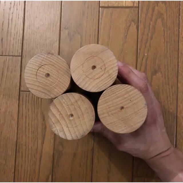 MUJI (無印良品) - MUJI 【旧型】ソファ用 脚 12cm 4本セット