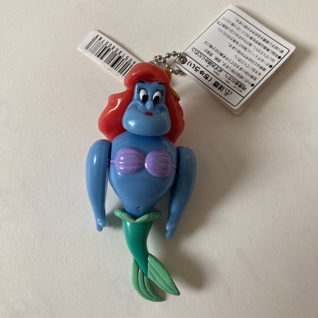 ディズニーシー レア レトロ ジーニー アリエル キーホルダー