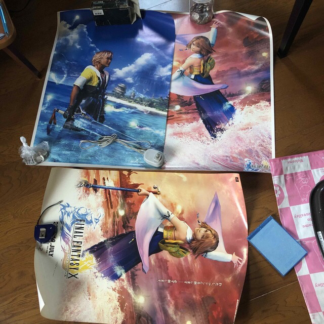 ユウナ ティーダ FFXファイナルファンタジー10ポスターセット 非売品