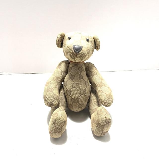 GUCCI - グッチ ぬいぐるみ - GG柄/テディベアの通販 by ブランディア