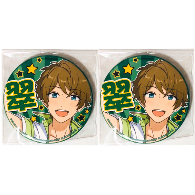 新品☆あんスタ☆流星隊【高峯翠】海の家の味方☆応援☆缶バッジ☆2点