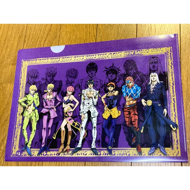 ジョジョの奇妙な冒険 5部 黄金の風 クリアファイル 護衛チーム アニメ