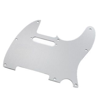 テレキャス用アノダイズドピックガードSilverシルバー銀/Lotustorksの