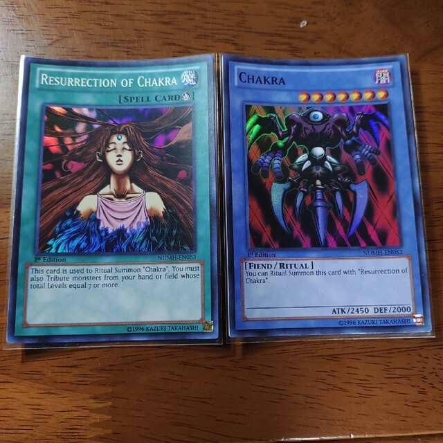 遊戯王 - 遊戯王 チャクラ&チャクラの儀式 英語1st スーパー 2枚まとめ