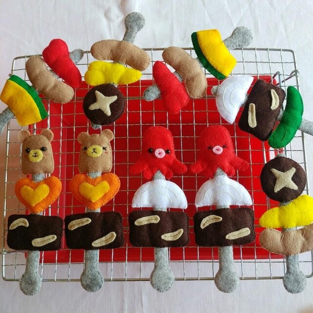 フェルトおままごと BBQの通販 by s2_felt｜ラクマ