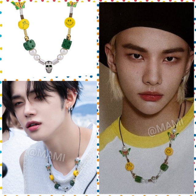 Stray Kids - 😊ワイルド系スマイルネックレス😊stray kidsヒョンジン