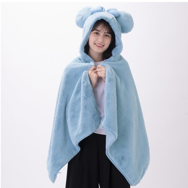 Disney - 最新 水色 ミニー4wayブランケットの通販 by 美都's shop