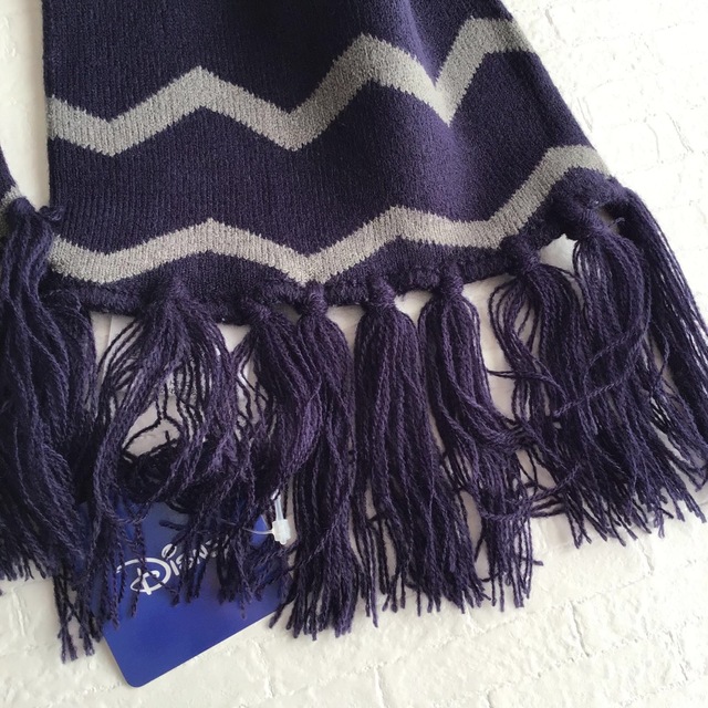 ミッキーマウス - 【kids】ミッキー マフラー ディズニー 波ボーダーの