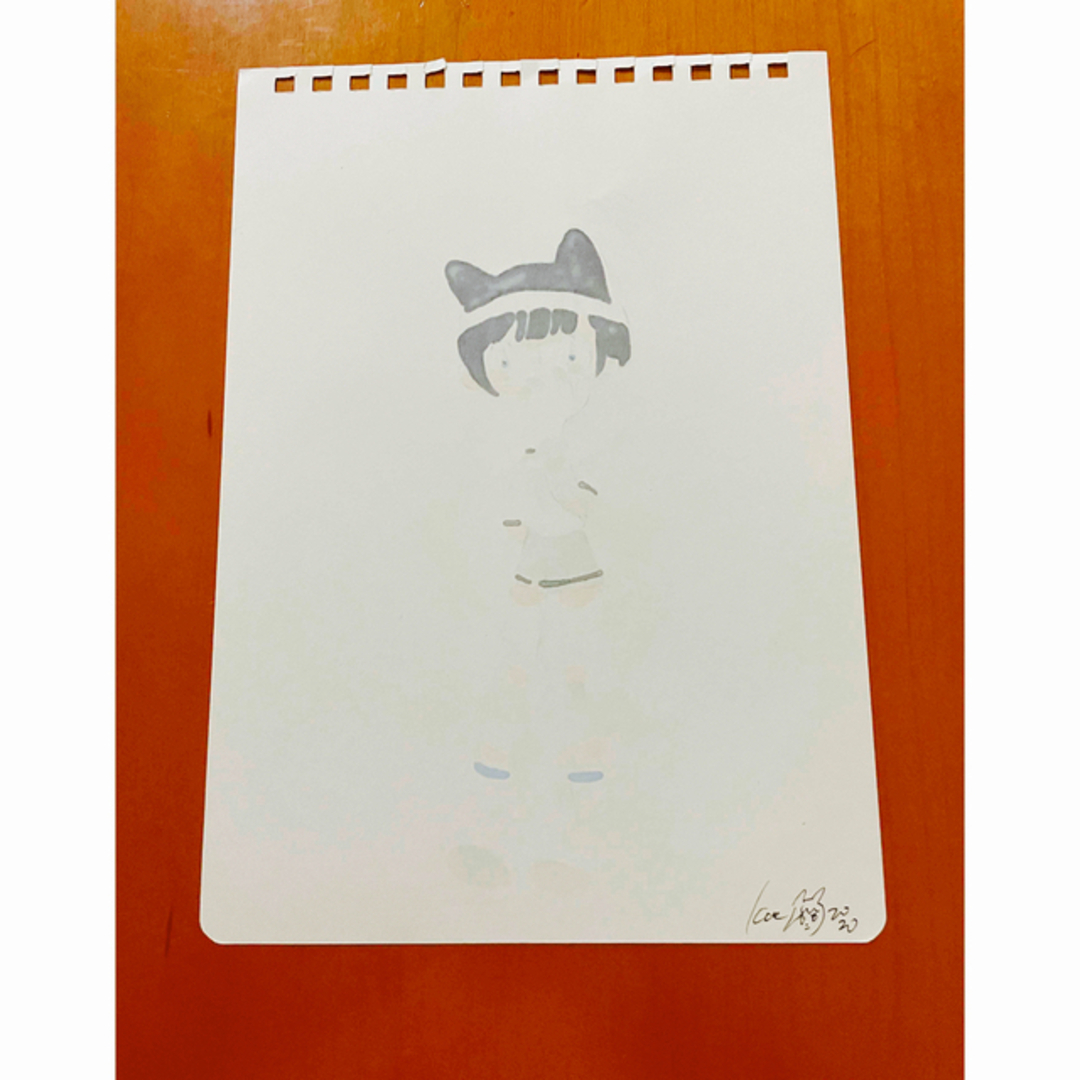 田中かえ 原画 サイン入り 額装済 イラストレーター ステッカー付き 節約