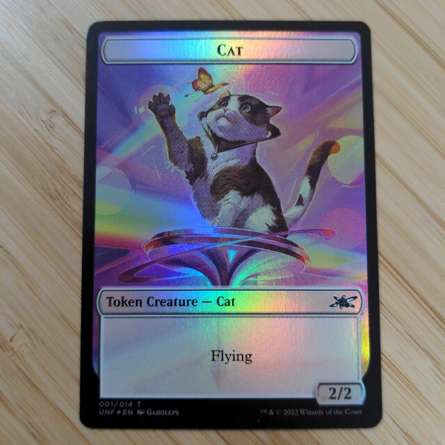 マジック：ザ・ギャザリング - MTG 猫トークン foil unfinityの通販 by