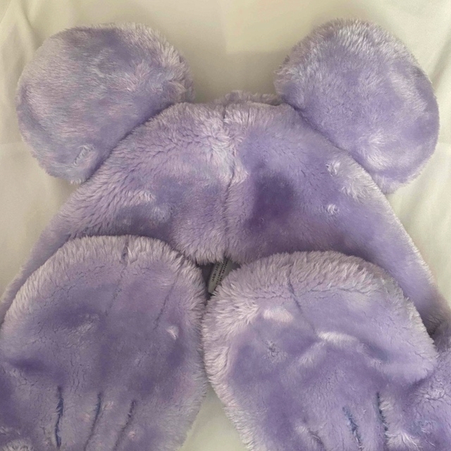 Disney - マフラーキャップ ミッキーマウス 紫の通販 by あい's shop