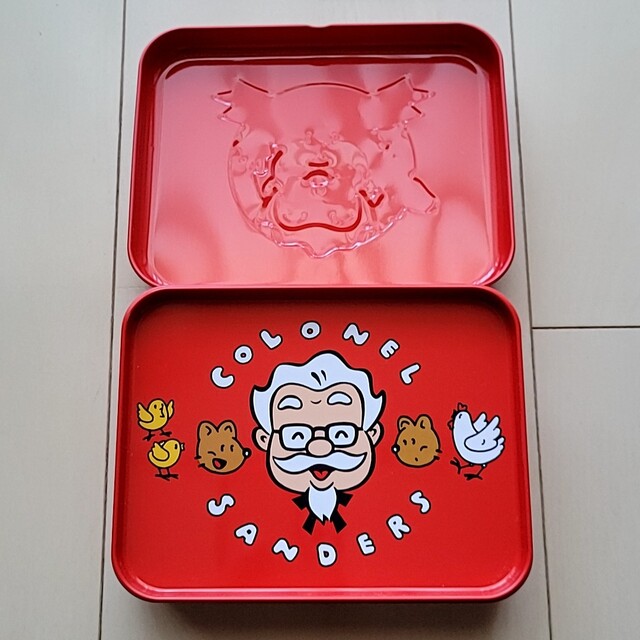 ケンタッキーフライドチキン カーネルサンダース 缶 小物入れ かんかん