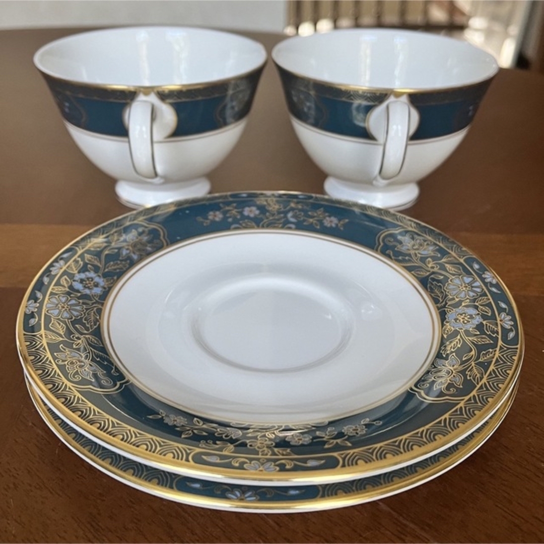 Royal Doulton - ロイヤルドルトン☆カーライル☆C/S ペア（金彩スレ