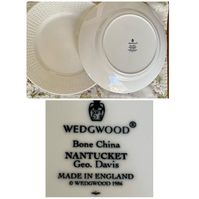 WEDGWOOD - ウェッジウッド☆ナンタケット☆ディナー皿 6枚の通販 by