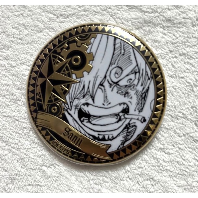 ワンピース onepiece 黄金 バッジ コレクション 缶バッジ サンジの通販