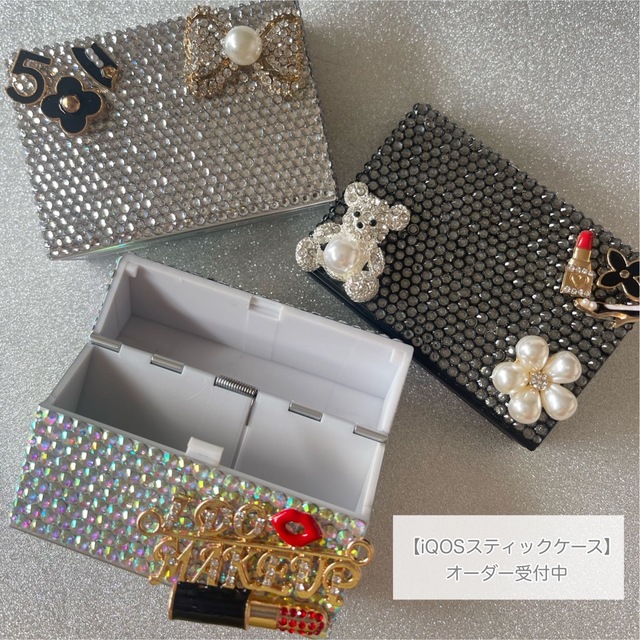 iQOS イルマ ヒートスティック デコケース キラキラ オーダーの通販 by