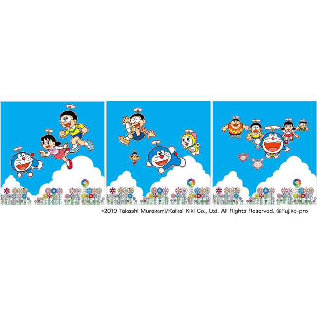 村上隆 ドラえもん 楽しいね（ポスター作品） ED300 zingaro