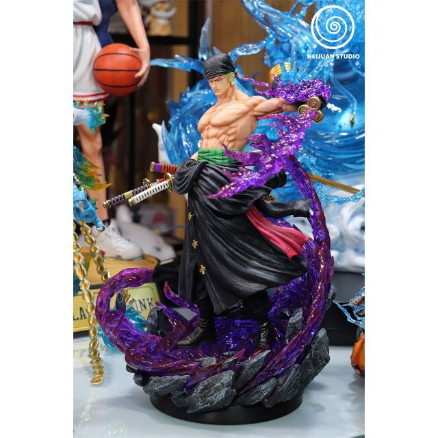 ワンピース 鬼ヶ島 ロロノア・ゾロ ガレージキット 塗装済み完成品