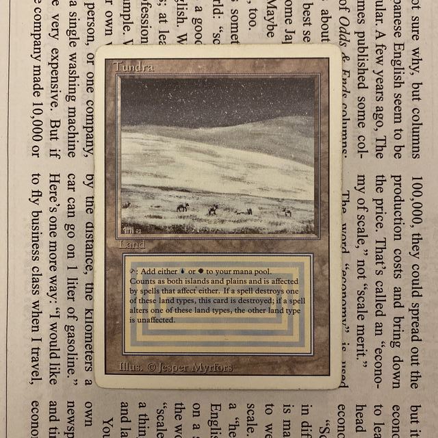 MTG Tundra 英語版 リバイズド 3ED MTG Tundra 3ED 英語版 ①