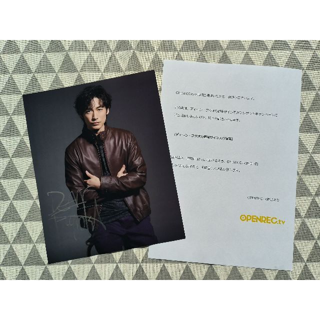 ディーン・フジオカ 直筆サイン入りチェキ ディーン・フジオカ 直筆