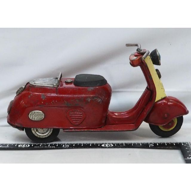 BANDAI - 萬代屋【新三菱工業シルバーピジョン赤 動作不良】tinブリキ