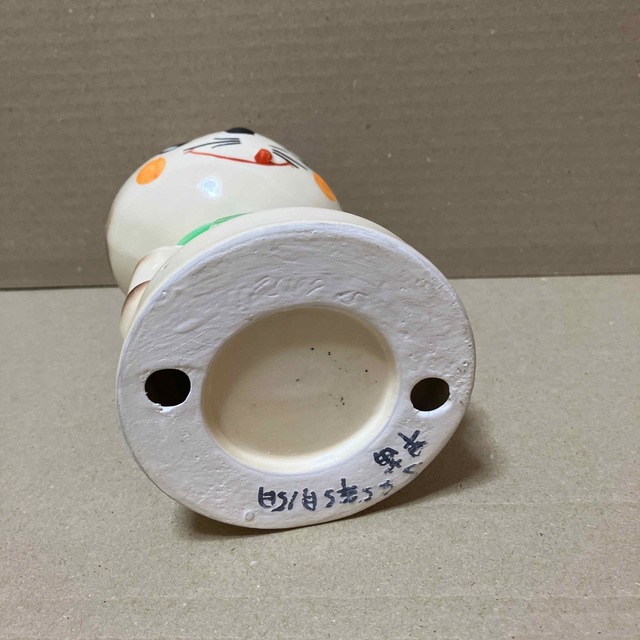昭和レトロ 猫 置物 内藤ルネ？ RUNE？ 当時物 陶器 レトロポップの