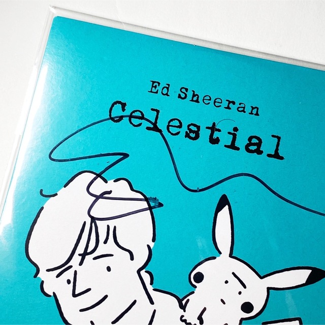直筆サインCD Ed Sheeran Celestialエド・シーラン ポケモンの通販 by