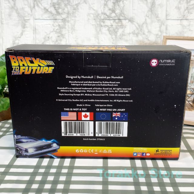 バックトゥザフューチャー LEDデスクライト 公式ライセンス タイム