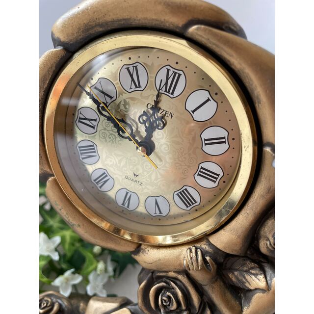 CITIZEN シチズン 4RG629 昭和レトロ アンティーク 置時計の通販 by