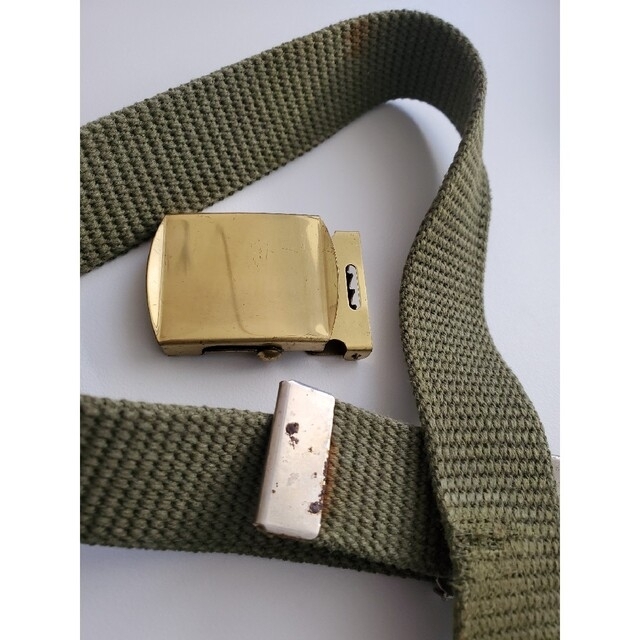 昭和品防衛省陸上自衛隊中古1型弾帯🎭️作業パンツベルトとバックル
