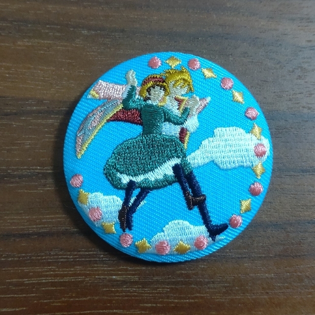 ジブリ - ジブリ ハウルの動く城 刺繍 缶バッジの通販 by s_man's shop