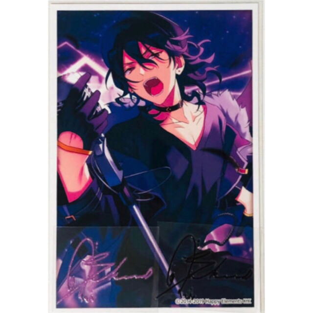 新品☆あんスタ☆UNDEAD【朔間零】サインステッカー☆スターラメver.の