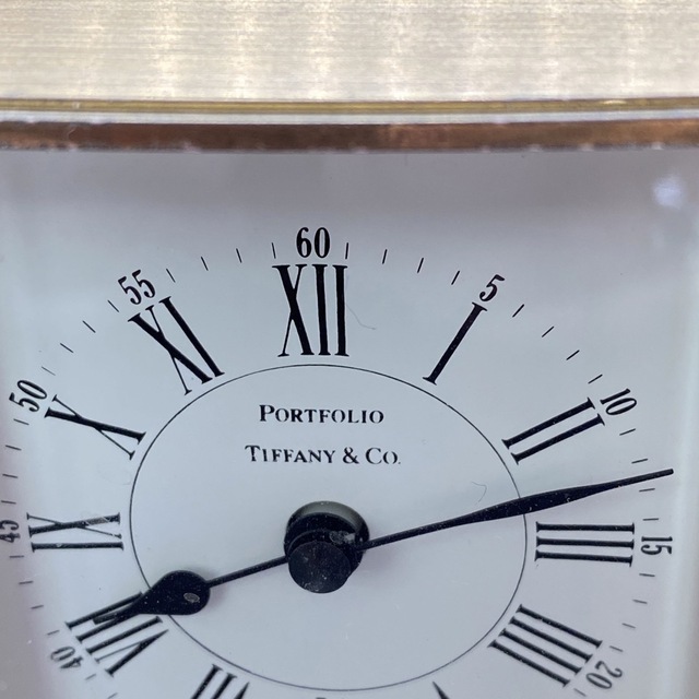 Tiffany & Co. - TIFFANY&Co. ティファニー 置時計 ゴールドカラー no