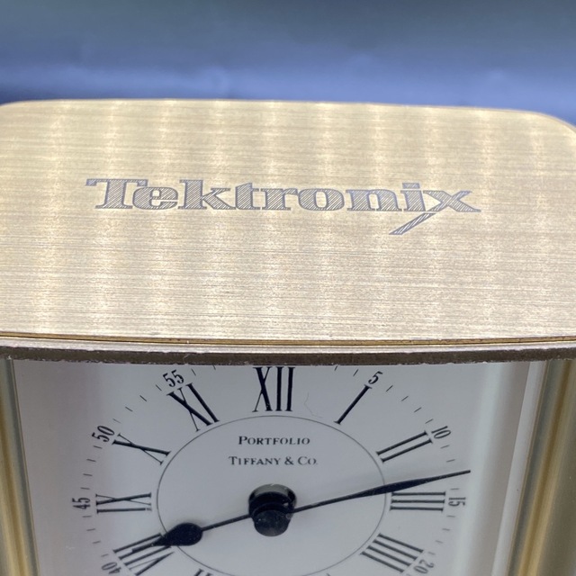 Tiffany & Co. - TIFFANY&Co. ティファニー 置時計 ゴールドカラー no