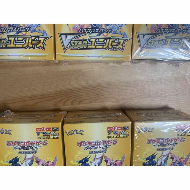 Vスターユニバース box シュリンク付き 未開封 6箱 ポケモンカード