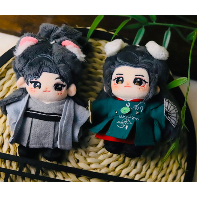 10cm 山河令 龔俊 ぬいぐるみ 着せ替え衣装 張哲瀚 阿絮 老温の通販 by