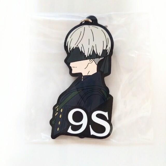 SQUARE ENIX - ニーアオートマタ 一番くじ F賞 ラバーストラップ 9Sの