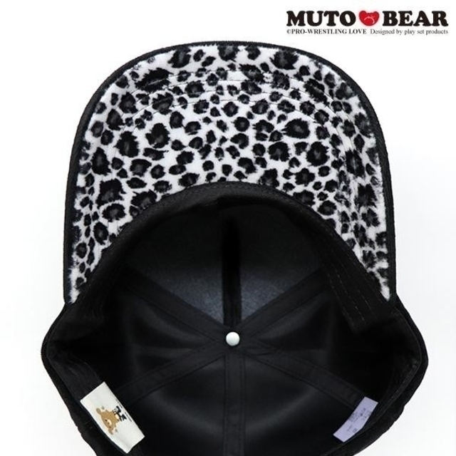 武藤ベアー キャップ ベロア 限定 新品 タグ付き MUTOBEAR 武藤敬司の