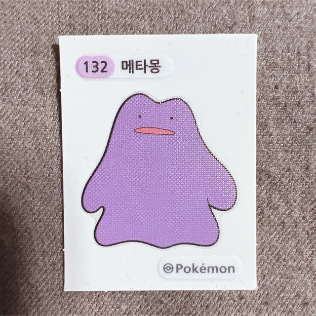 韓国 ポケモンパン ポケモンシール メタモンの通販 by wooo＊・゜即