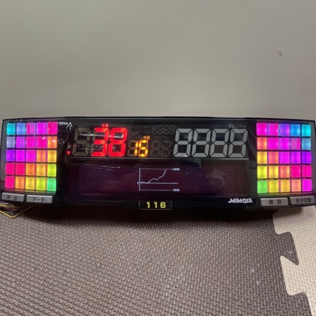 送料込みデータカウンターone Aミモザ差枚数表示スランプグラフ搭載